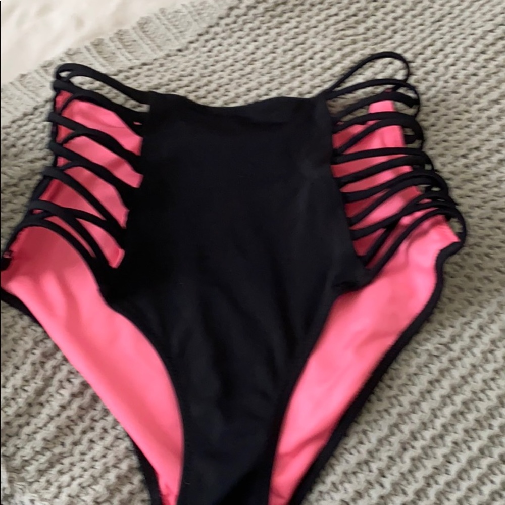 Pink bikini bottoms